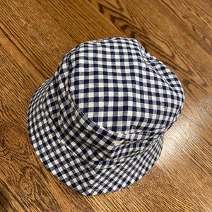 Janie and Jack Gingham bucket hat